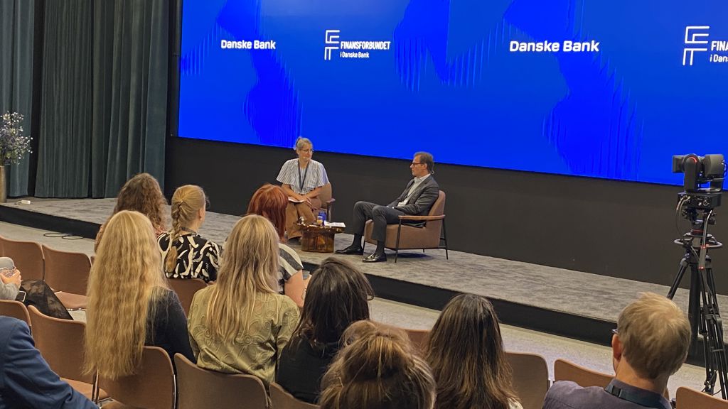 Kirsten Ebbe Brich og Carsten Egeriis i Q&A i Danske Bank
