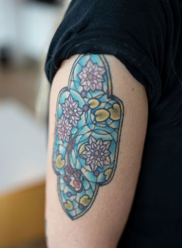 Liselotte Saxkjærs tatovering