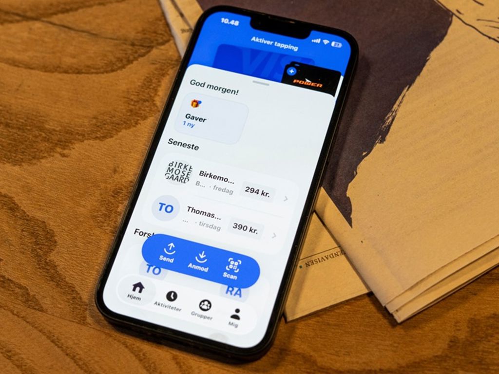MobilePay på telefon