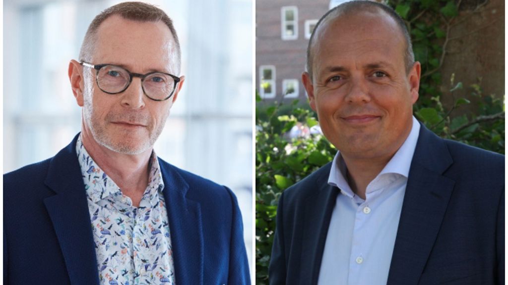 Michael Budolfsen og kollega i Tryg