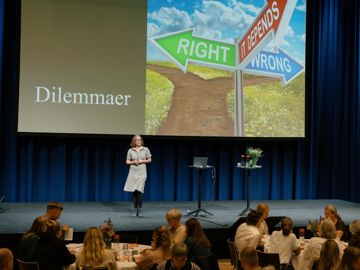 Sara Louise Muhr, oplægsholder på seminar for tillidsvalgte