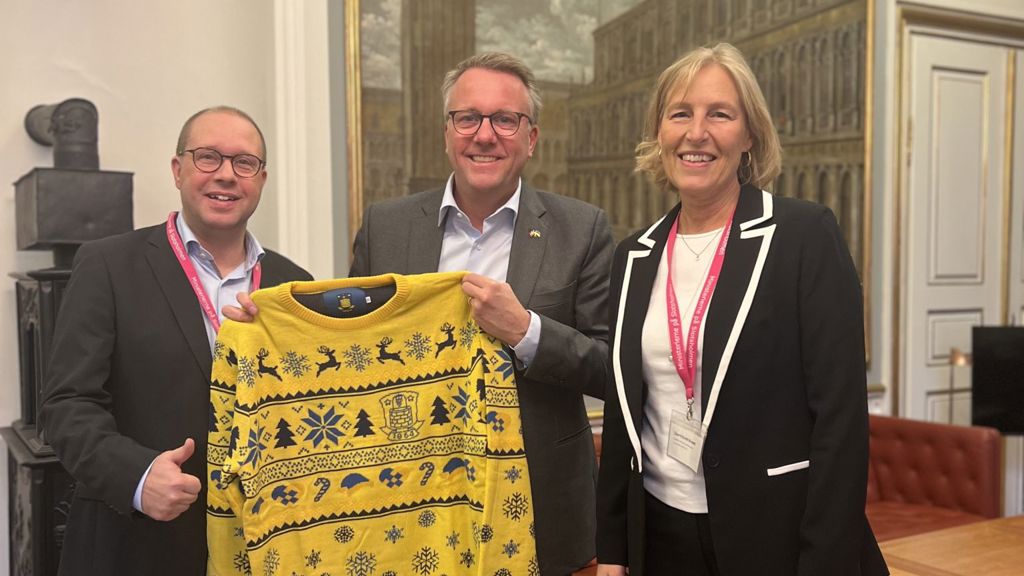 Dorrit og Steen med Morten Bødskov