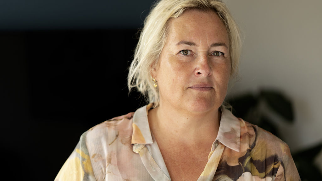 Marie Katborg ser alvorligt i kamera