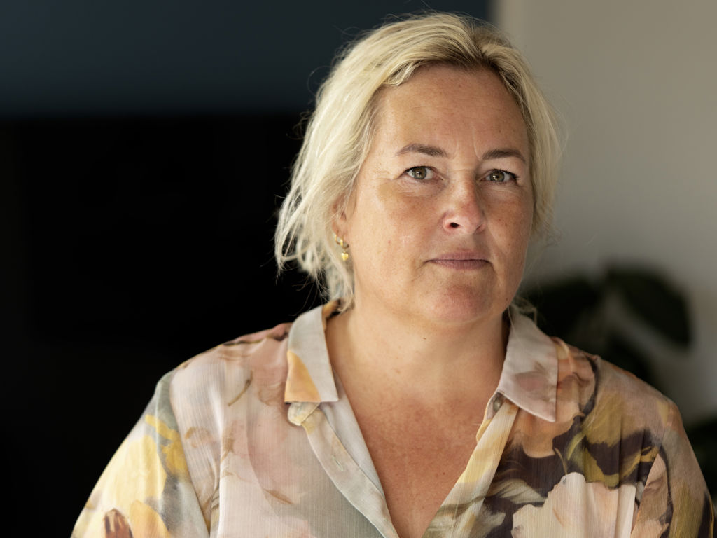 Marie Katborg ser alvorligt i kamera
