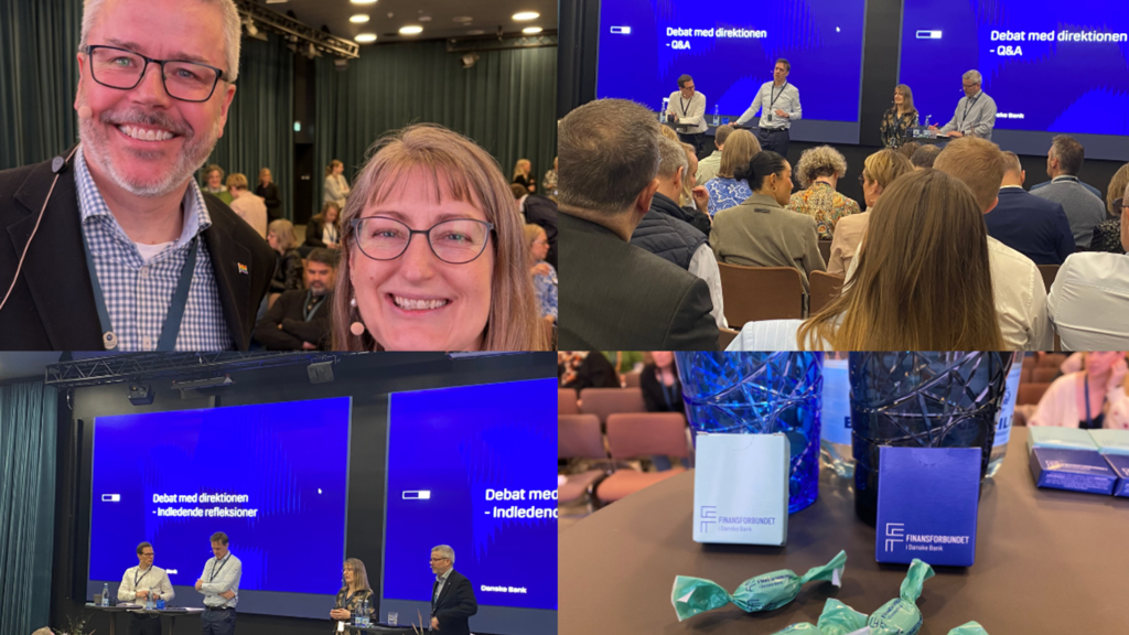 Debat med direktionen i Finansforbundet i Danske Bank