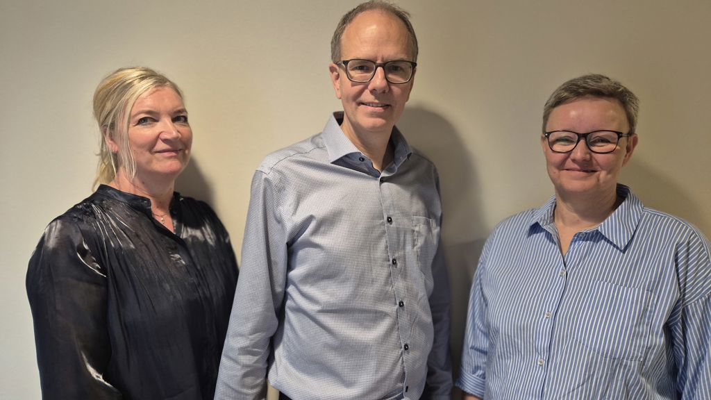 Inger Elefsen, Lars Brixen Nysom og Birgitte Krogh Madsen, alle tillidsrepræsentanter i Spar Nords hovedsæde, er glade for kredsens tilbud om uddannelse og afklaring