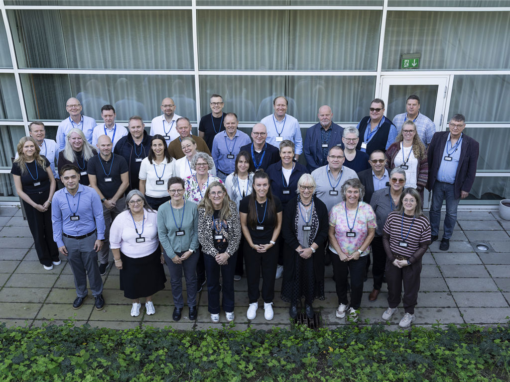 Delegationen fra kreds øst til landsmødet