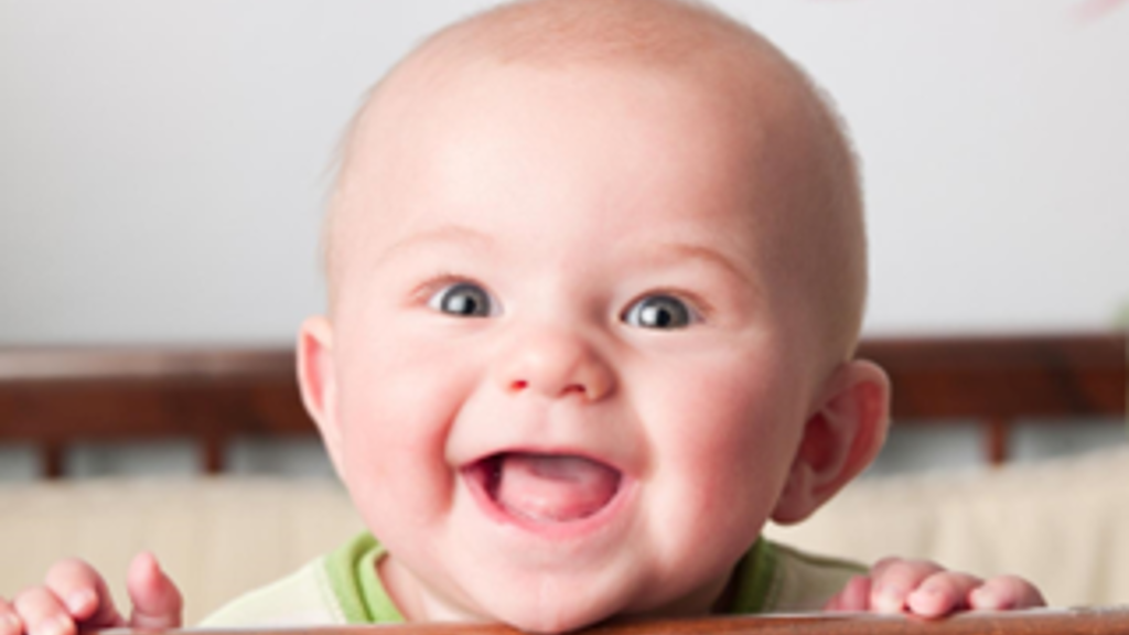 baby smiler stort