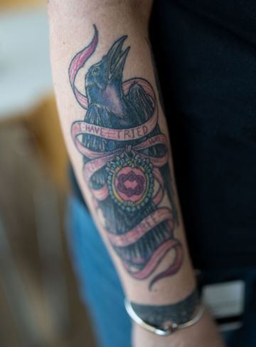 Liselotte Saxkjærs tatovering