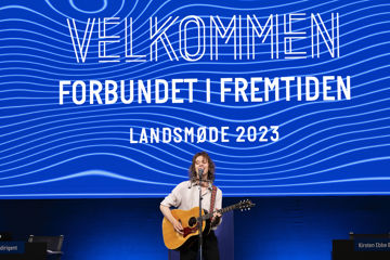 Musik fra landsmøder 2023 - mand med guitar¨