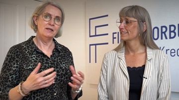 Video med Marianne Lillevang og Henriette Hoffmann med nedslag i den netop forhandlede virksomhedsoverenskomst i Jyske Bank