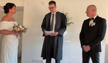 Christina Og Christian Kamp bryllyupsfejring 