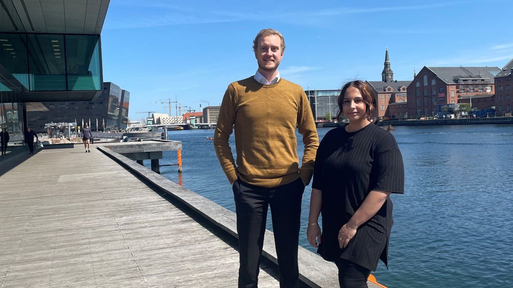 Kevin Andersson og Hanin Ibrahim Salem