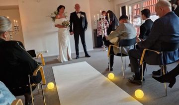 Christina Og Christian Kamp bryllyupsfejring 