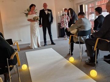 Christina Og Christian Kamp bryllyupsfejring