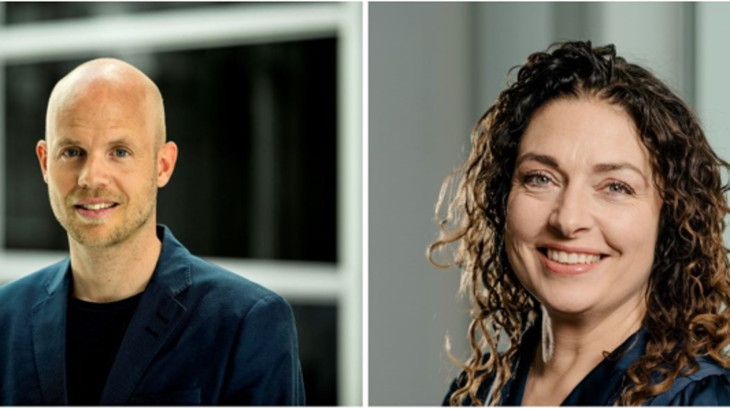 Teknologi- og gadgetekspert David Guldager og bestyrelsesmedlem Louise Have Lund