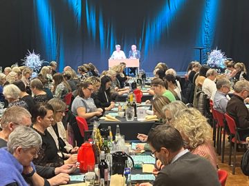 Deltagere i bankosalen i Roskilde