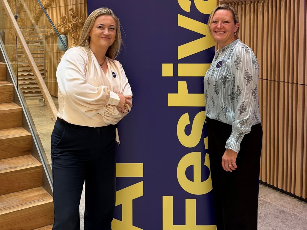 Nykredit AI Festival, Josephine Müller og Lena Palsgaard.