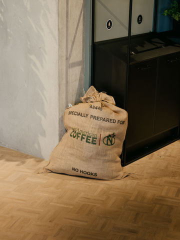 Kaffesæk i AL Huset